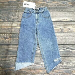 Tyler Lambert Bella Track‎ Jeans Size 0 Designer NWT $190 Dash 100% Cotton Crop
